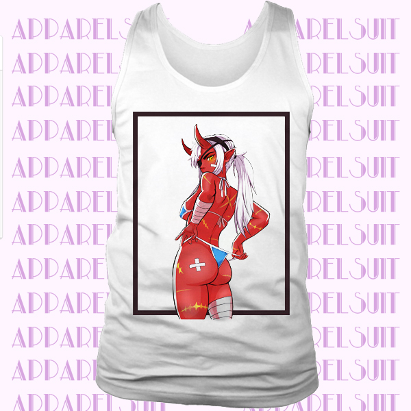 Bad Ass Devil Demon Female Pinup Pin-up Oni Tanktop