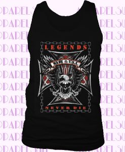 Biker Chopper&Motorradmotiv Modell Legends Never Die Cross Tanktop