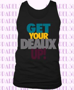 Black Get Your Deaux Up Sneaker Tanktop