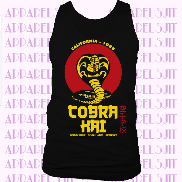 Cobra Kai Karate Kid Top Mr Miyagi Do Karate MMA Training G Tanktop