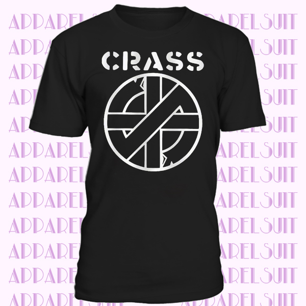 Crass Anarcho Punk Band Logo T-shirt