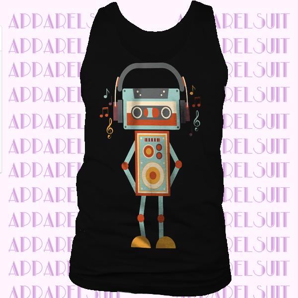 Cute Robot Tanktop