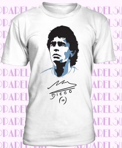 Diego Maradona Football Argentina Legend Boca Juniors T-shirt