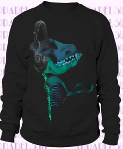 Dinosaur Headphones Sweatshirt