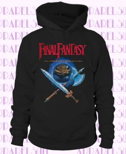 Final Fantasy Nes Nintendo Old School Retro Video Game Hoodie