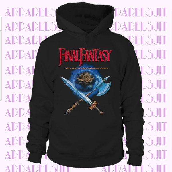 Final Fantasy Nes Nintendo Old School Retro Video Game Hoodie