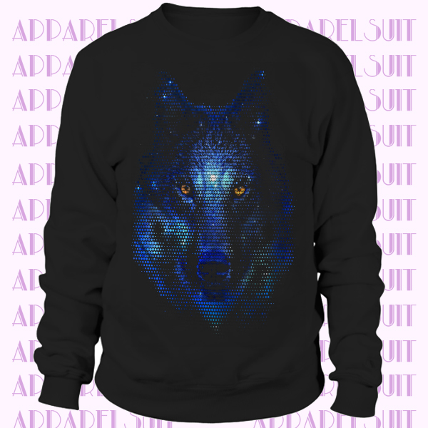 Forest Wolf Pixel Life Sweatshirt