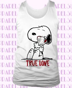 Funny Snoopy Love Sneakers Tanktop