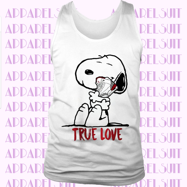 Funny Snoopy Love Sneakers Tanktop