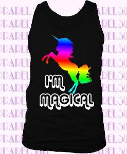 I'M MAGICAL PRIDE RAINBOW COLORS POPULAR TRENDY Tanktop