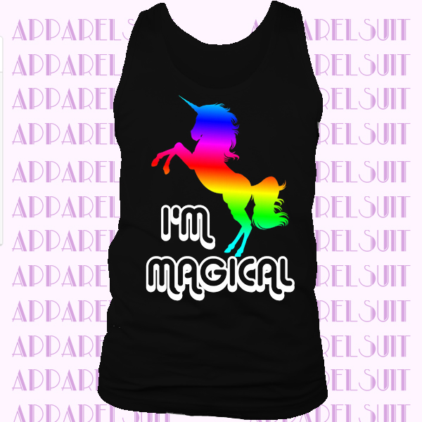 I'M MAGICAL PRIDE RAINBOW COLORS POPULAR TRENDY Tanktop