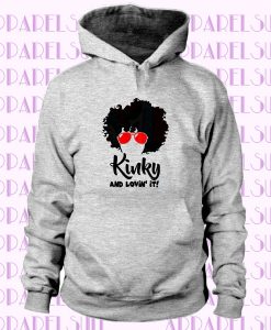 KINKY NATURAL CURLY Hair Hoodie