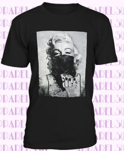 Marilyn Monroe Black Graphic T-shirt