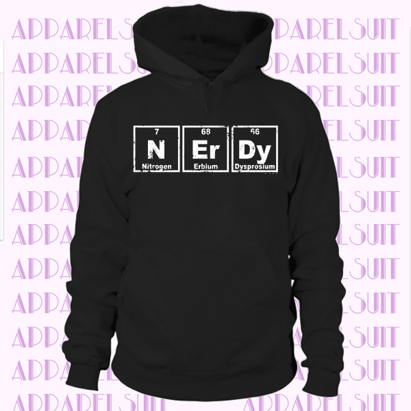 Nerdy Periodic Table Hoodie