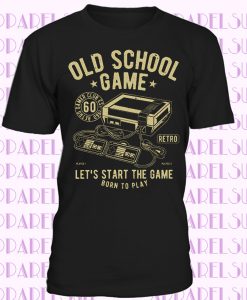 Old School Retro Gaming NES - Born To Play T-shirt