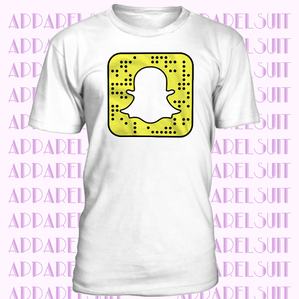 Personalised Snapchat Snapcode Bitmoji T-shirt