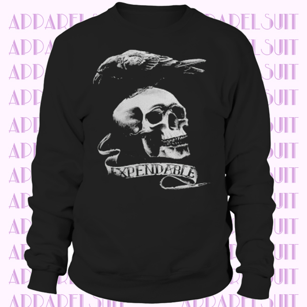 Popular The Expendablz Skull Tattoo Logo Sweatshirt