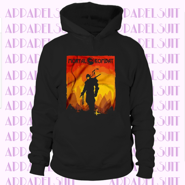 Retro video game Mortal Kombat Scorpion Birthday Gift Hoodie