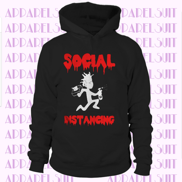 Rick And Morty Social Distancing Hoodie