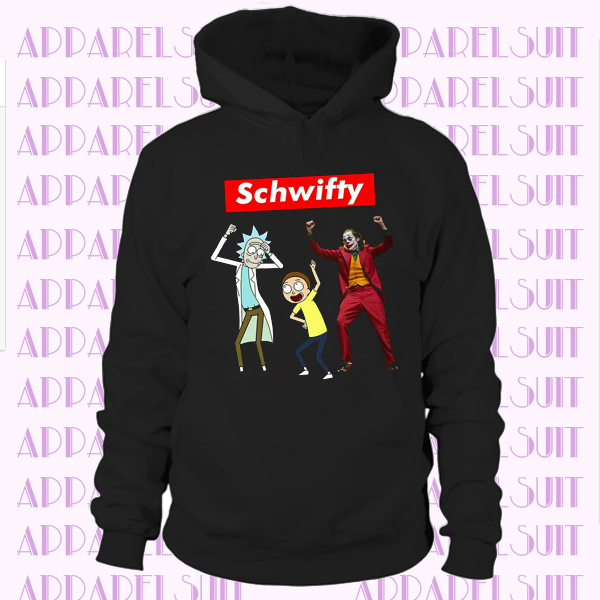 Rick Morty Joker Schwifty Funny Hoodie