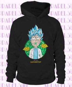 Rick Und Morty Dragon Ball Super Saiyanin Son-Goku Saiyantist Scientist Hoodie