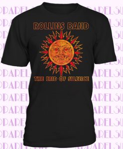 Rollins Band The End Of Silence Rock Band Fashion Logo T-shirt