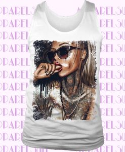 Tattoo Art Girl Pinup Pin-up Fresh Dope Swag Gangster Gangsta Tanktop