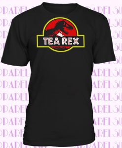 Tea Rex Jurassic Park Parody T-shirt