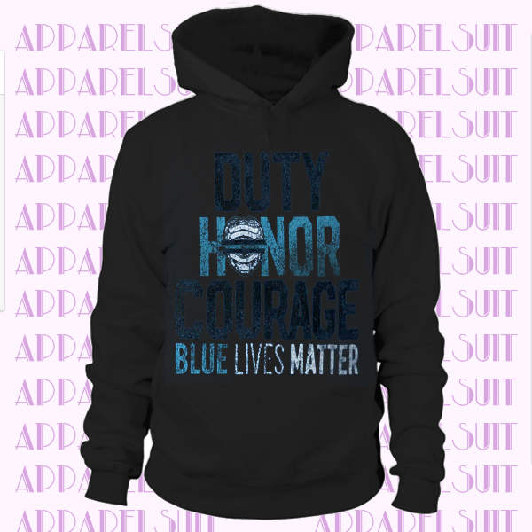 Thin Blue Line Blue Lives Matter Police Hoodie