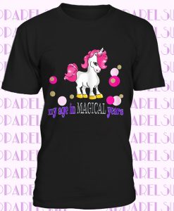 Unicorn Girls 8th Birthday T-shirt