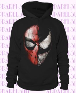 Venom Spidey Faces Spiderman Avengers Villain Hoodie