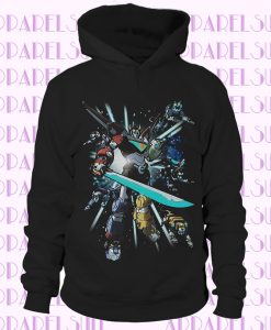 Voltron animation The Mighty Robot Hoodie