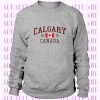 Calgary Canada Sweatshirt Unisex Vintage Calgary Crewneck