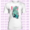 Japanese Flower T Shirt Woodblock Art Hiroshige Sakura Cherry Blossoms Japan Kanji Calligraphy T-Shirt Top Tee Men Women Unisex