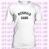 Mermaid Gang tshirt shirt tee top fashion style blogger tumblr funny cute girls hipster palm tree ocean