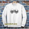 Hear See No Evil Skull Sweatshirt