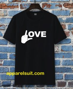 Love Middle Finger Logo T-Shirt