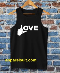 Love Middle Finger Logo Tanktop