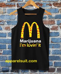 Marijuana I'm Lovin' It McDonald's tanktop