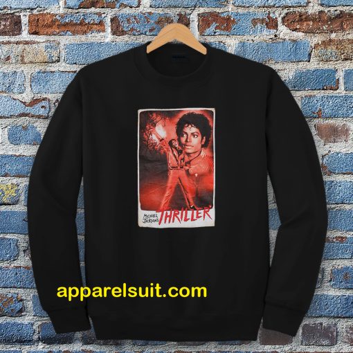 Michael Jackson Thriller Poster Sweatshirt