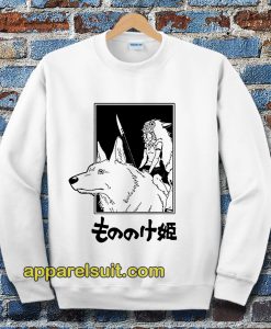 Princess Mononoke Tee Inspired by the anime Sweatshirt