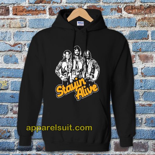 Stayin Alive Bee Gees Hoodie