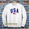 USA White Sweatshirt