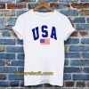 USA White T-Shirt