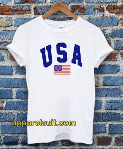 USA White T-Shirt