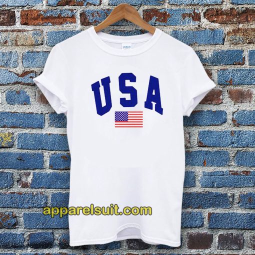 USA White T-Shirt