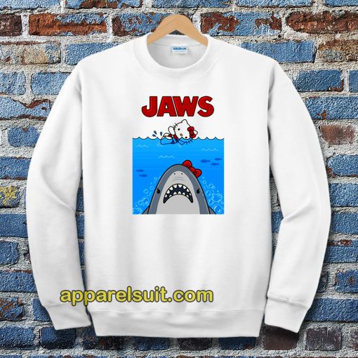 jaws hello kitty sweatshirt