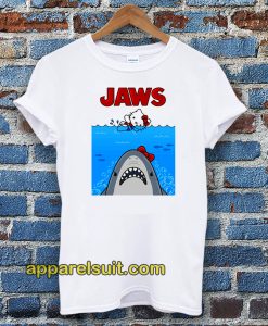 jaws hello kitty t shirt