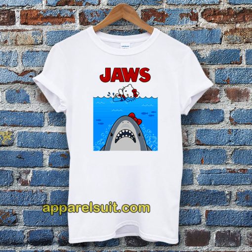 jaws hello kitty t shirt