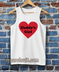 Daddys Girl Love Heart Tanktop